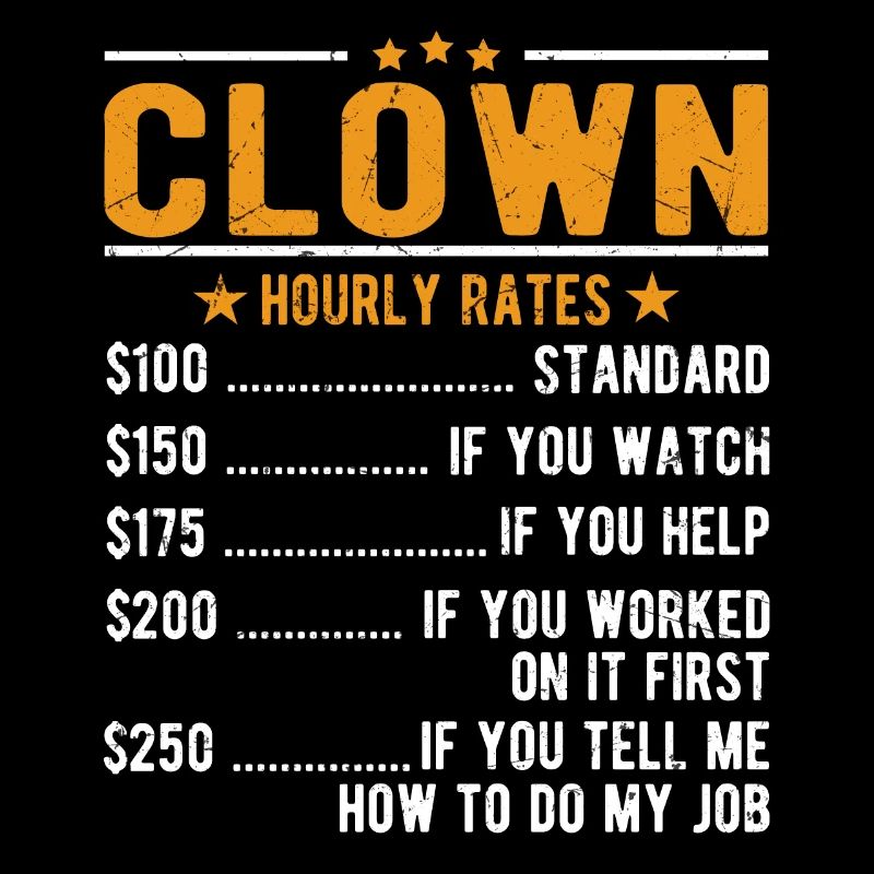Clown Stundenlohn