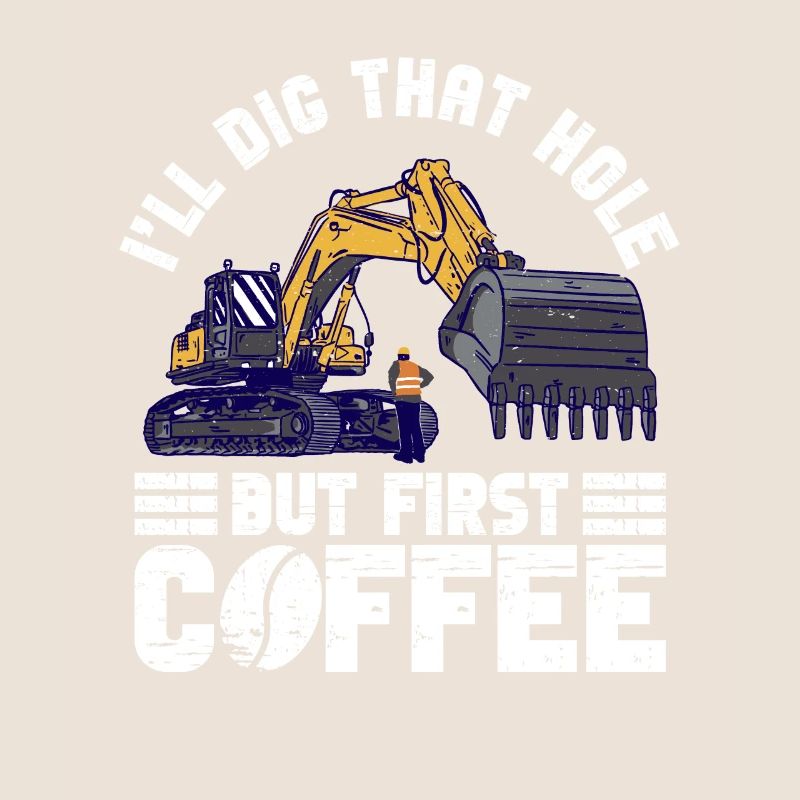 Bagger Baggern Baggerfahrer