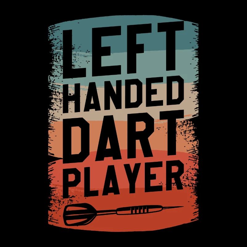 Linkshänder Dart Spieler Lefty Darts
