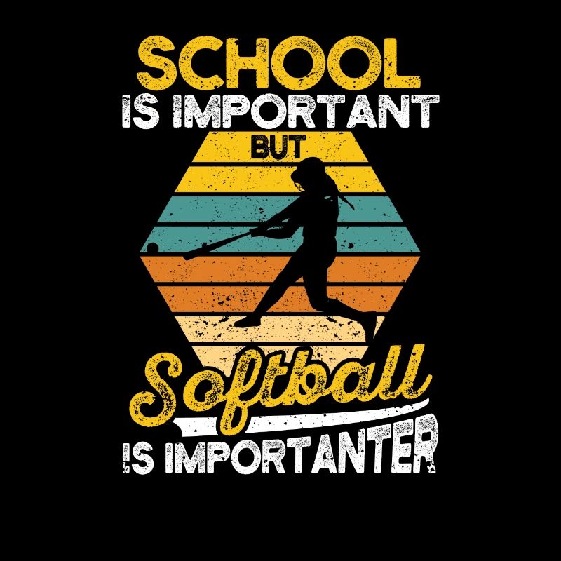 School is important, but softball is more important