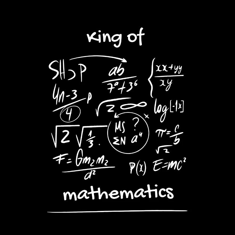 King Of Mathematics Awesome Mathematician Designs