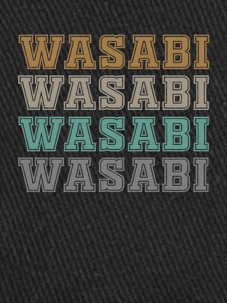 Wasabi lettering