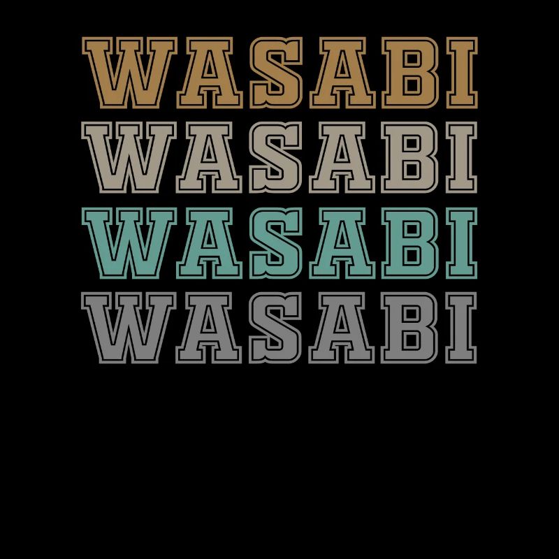 Lettrage Wasabi