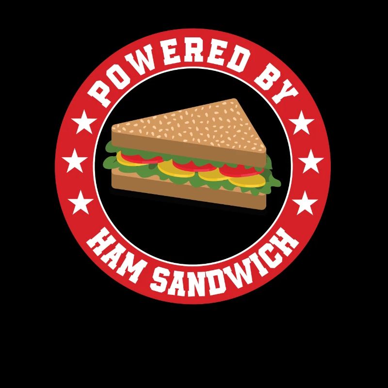 Propulsé par sandwich au jambon