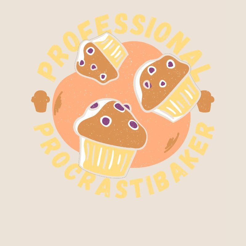 Professional Procrastibaker Baker Baking Bakery