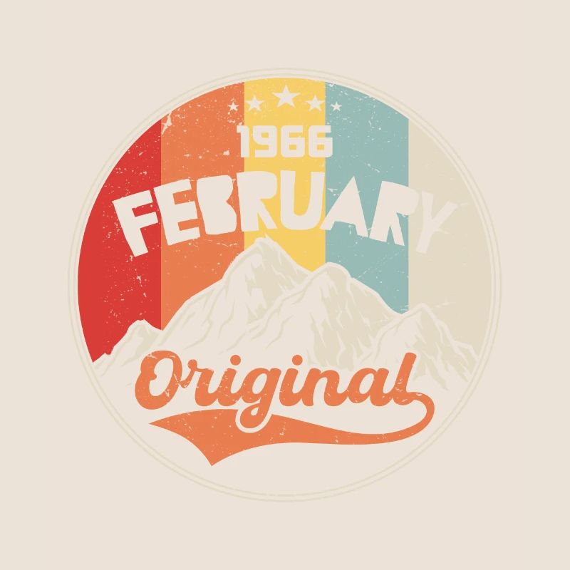 February Born in 1966| Birthday gift