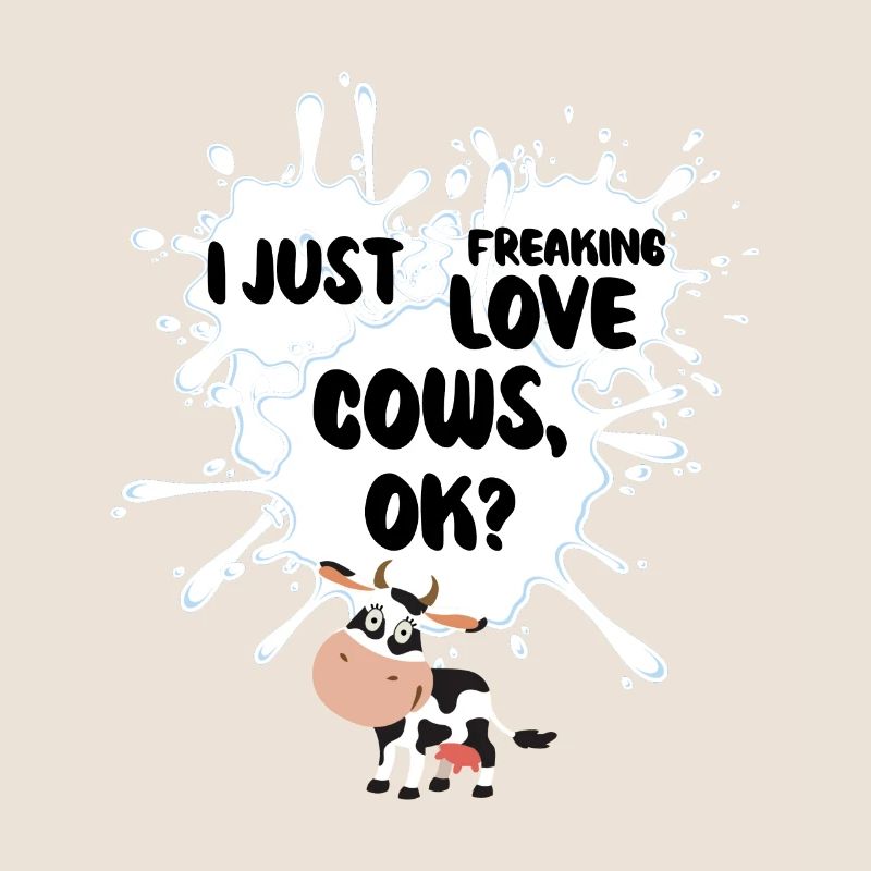 Je flippe juste aimer les vaches OK? Drôle d’animal charmant