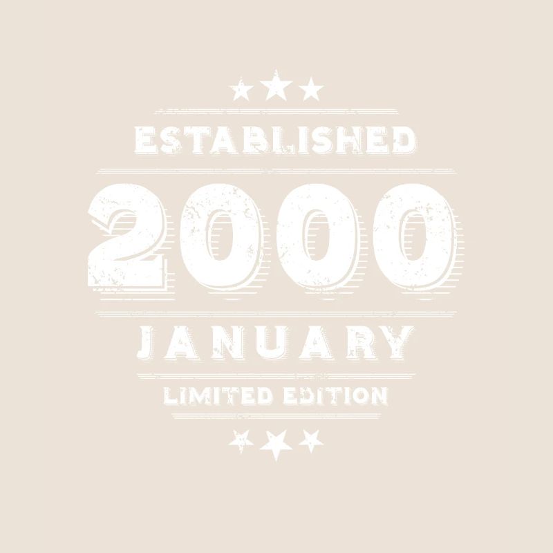 Geburtstag im Januar 2000 - January