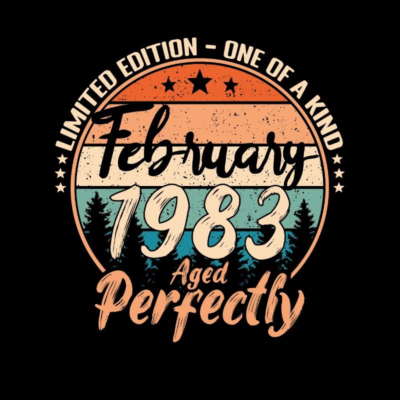 Février 1983 anniversaire 1983 légendes Février