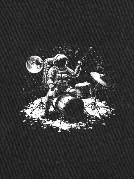 L’astronaute joue de la batterie