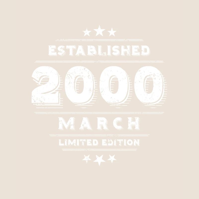 Geburtstag im März 2000 - March