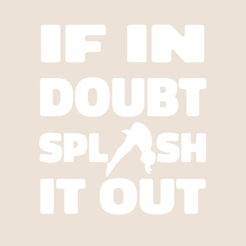 Diving Diver spraying