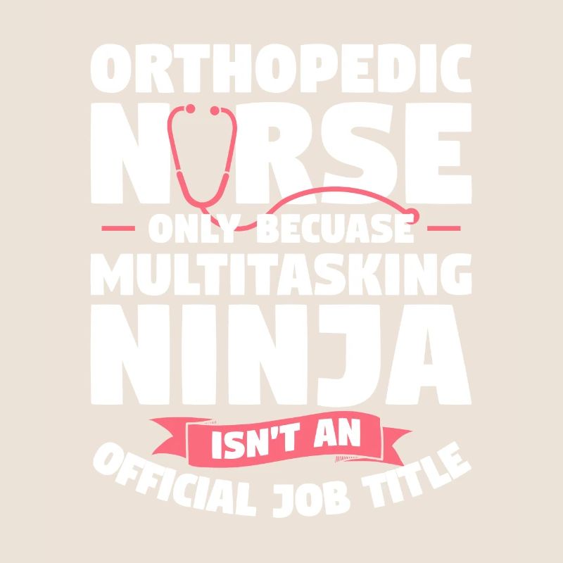 Orthopädische Krankenschwester nur, weil Multitasking-Ninja