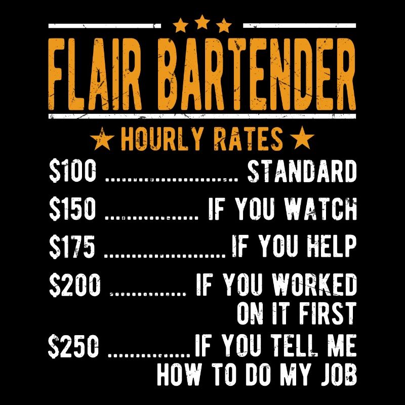 Flair Bartender Hourly Wage