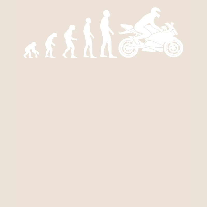 Motorcyclist Funny Evolution Motorcycle Gift
