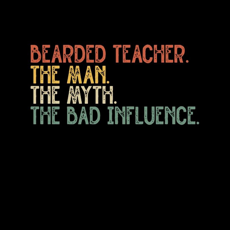 Bärtiger Lehrer