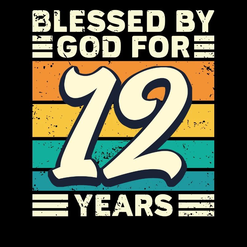 12 Birthday Gift Years Funny Saying
