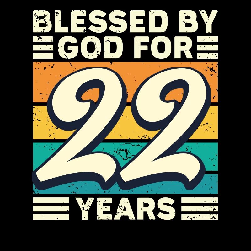 22 Birthday Gift Years Funny Saying