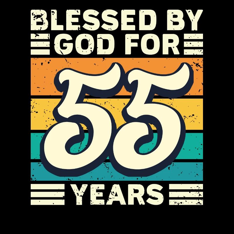 55 Birthday Gift Years Funny Saying