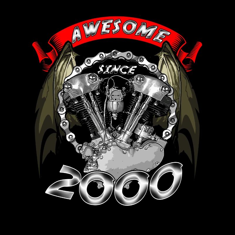 Awesome since 2000, Biker Geburtstag