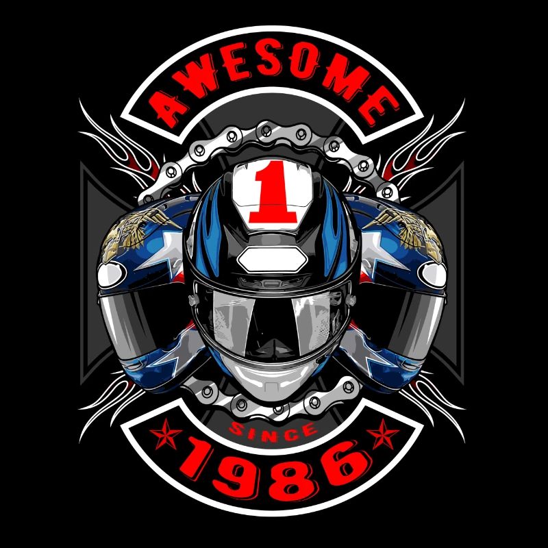 Awesome since 1986, Biker Geburtstag