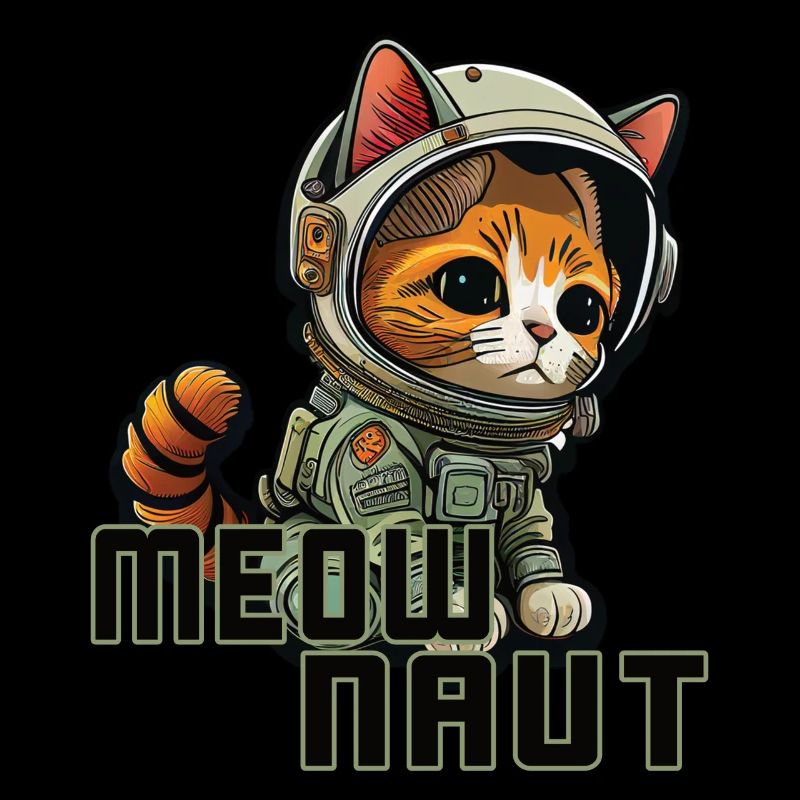 Meownaut astronaut cat for cat daddy