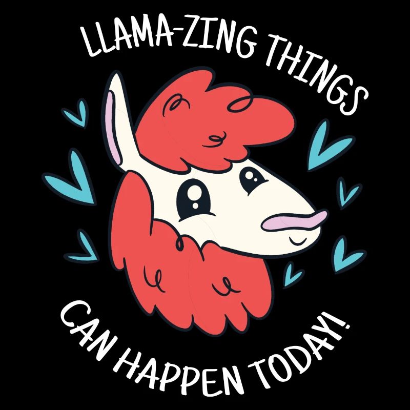 Lama-zing Les choses peuvent arriver aujourd’hui Mignon Drôle