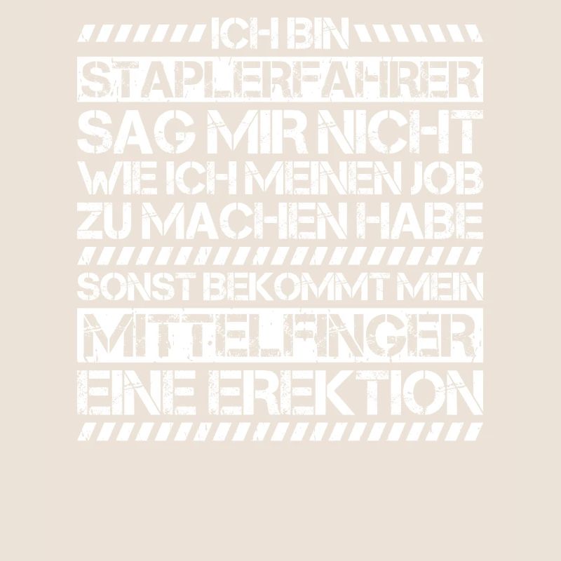 Staplerfahrer Gabelstaplerfahrer Forklift Operator