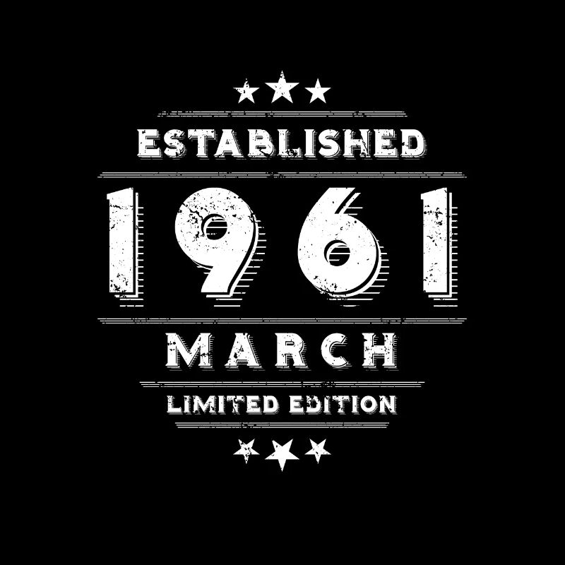 Geburtstag im März 1961 - March