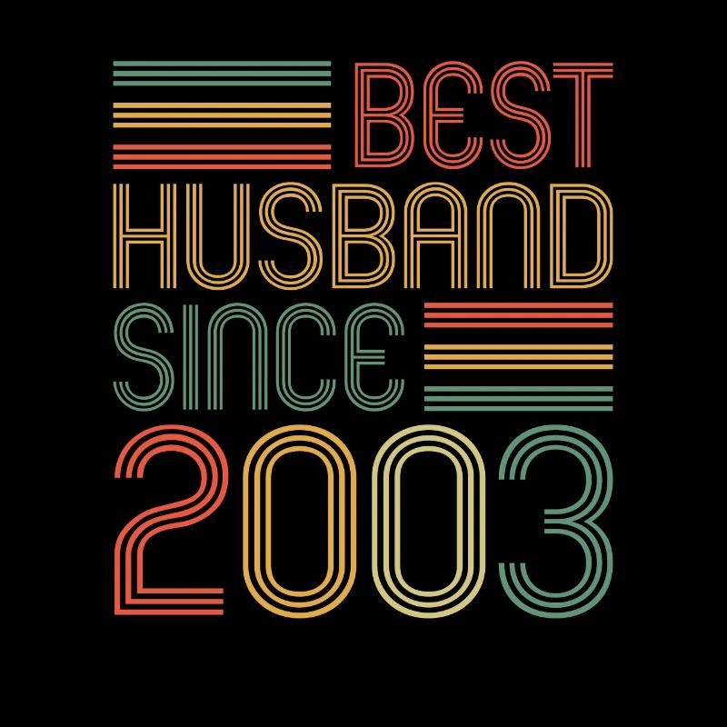 20. Hochzeitstag Bester Ehemann seit 2003