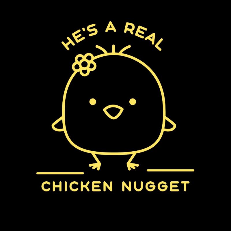 C’est un vrai poulet Nugget Retro Funny Chicken