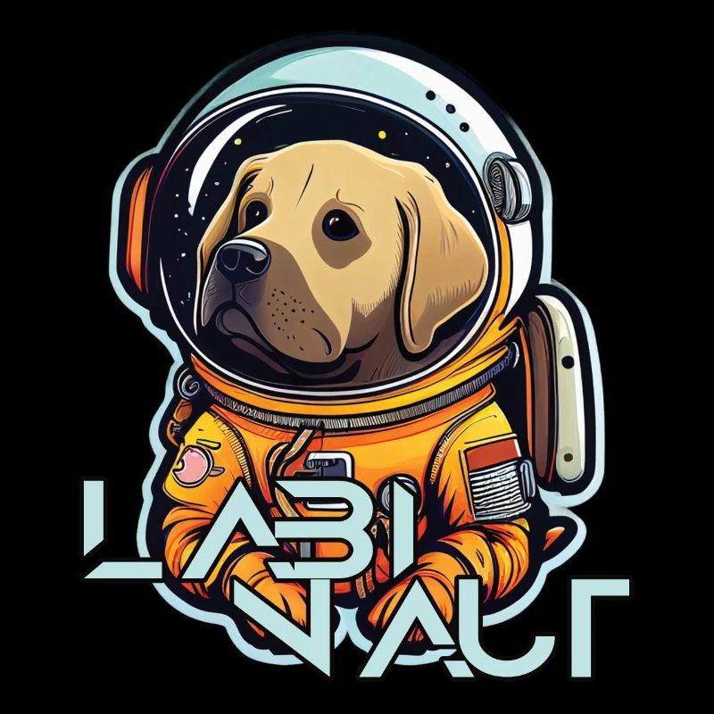 LabbiNaut Labrador Astronaut Dog daddy