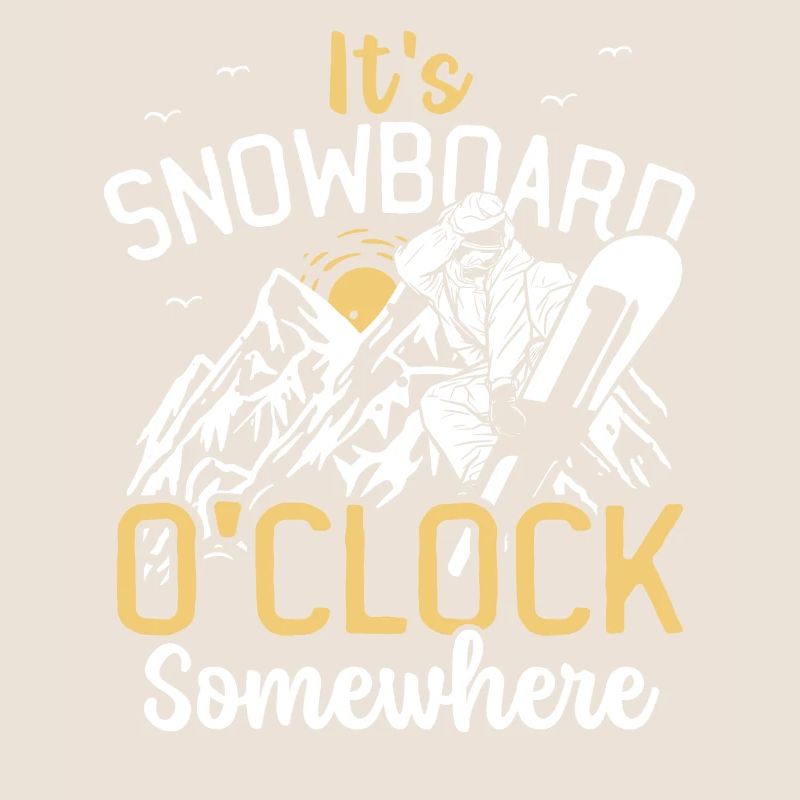 C’est Snowboard O’Clock quelque part Snowboarding