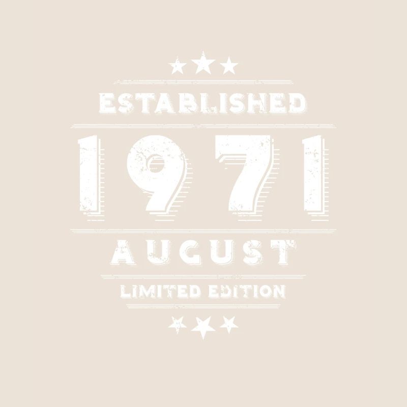 Geburtstag im August 1971 - August