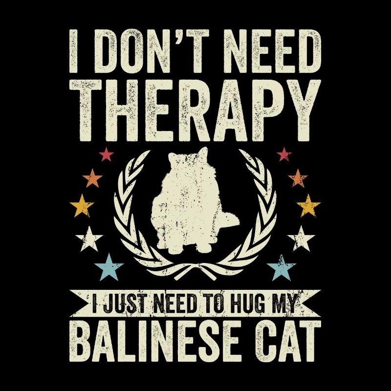 Do not need therapy - Balinese cat