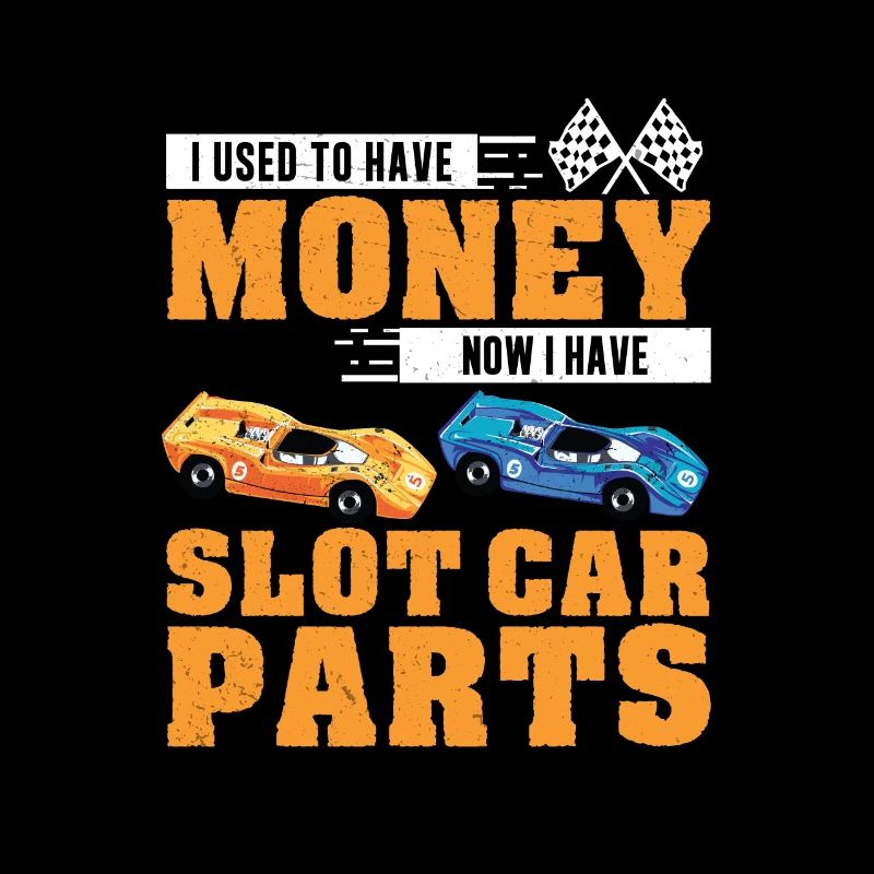 Slot Car Racing J’avais de l’argent, des voitures RC