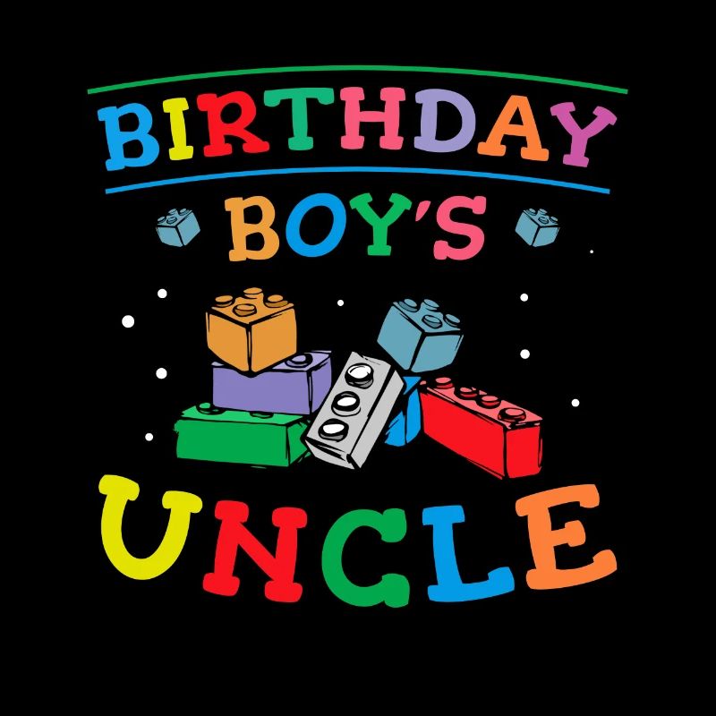 Oncle du garçon d’anniversaire Bauklötze