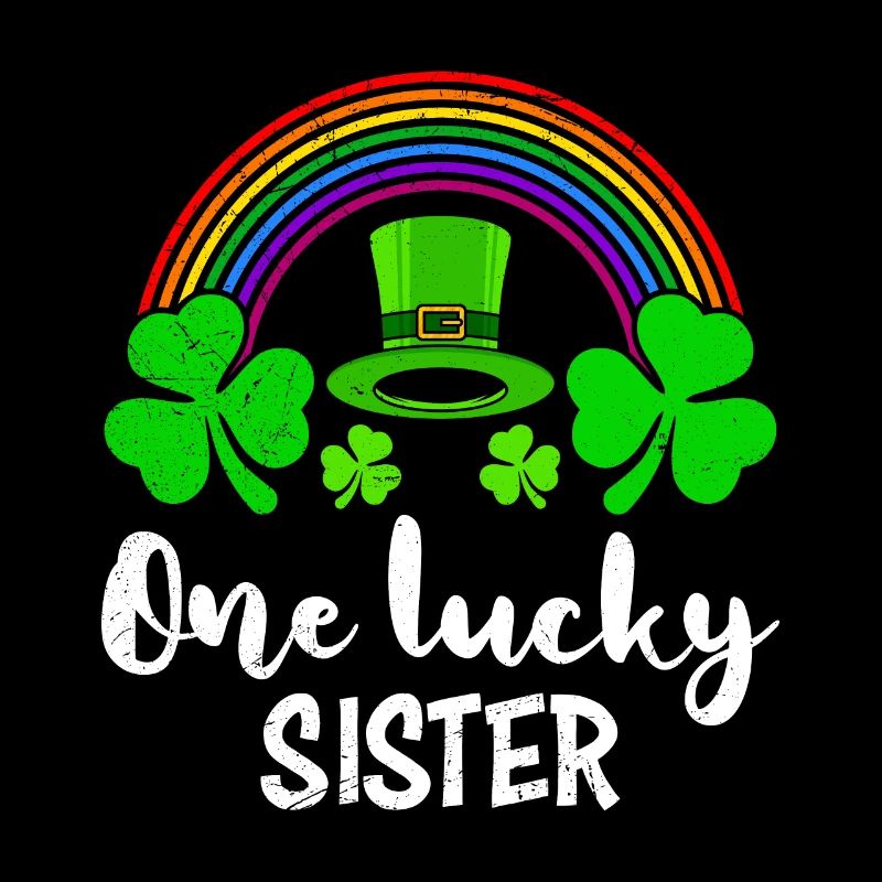 Une sœur chanceuse Saint-Patrick Schwester