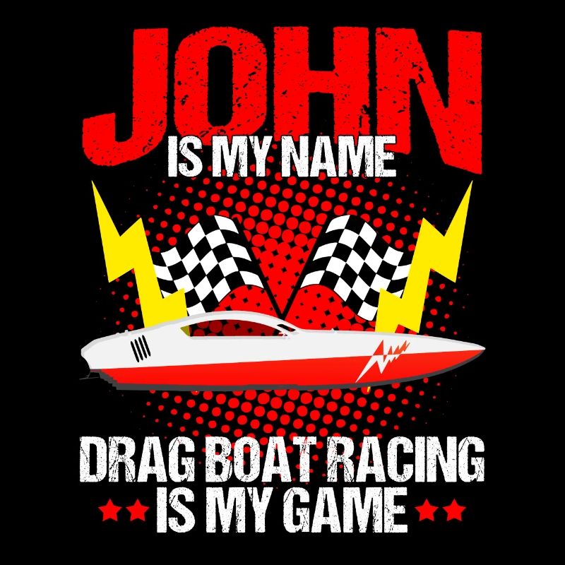 Conception de pilote de bateau de course pour les courses de dragsters