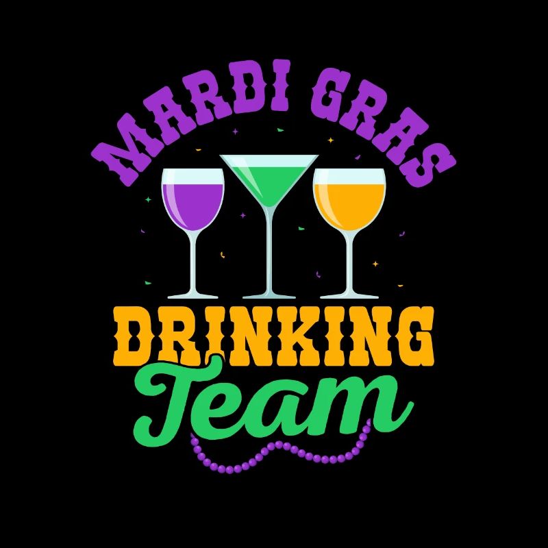 Mardi Gras Drinking Team Parade BeadsParty