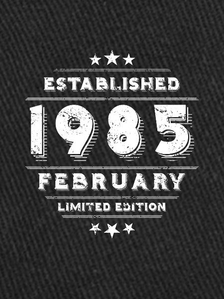 Anniversaire en février 1985 - février