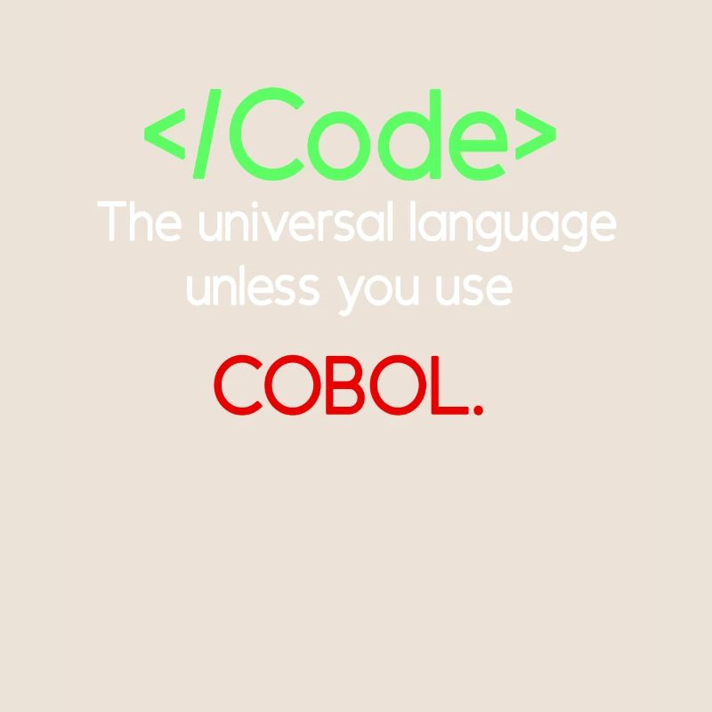Lustiges Cobol Code Design