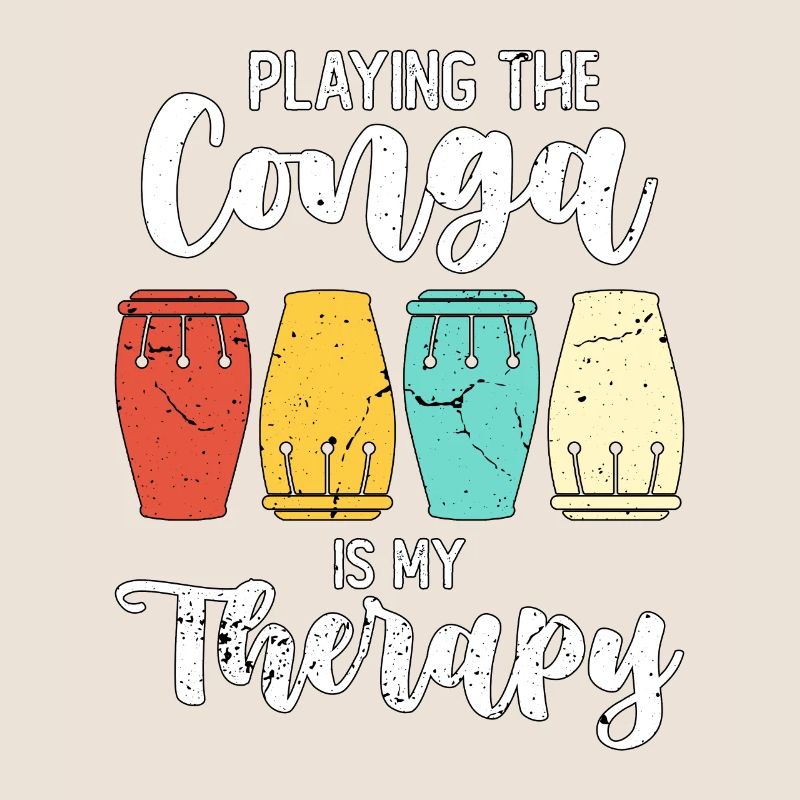 Conga Playing The Conga Is Retro Percussion Drums