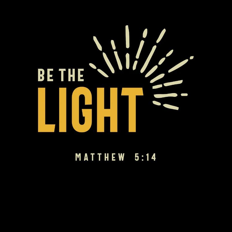 Christian Be The Light Matthew 5:14 Inspirational