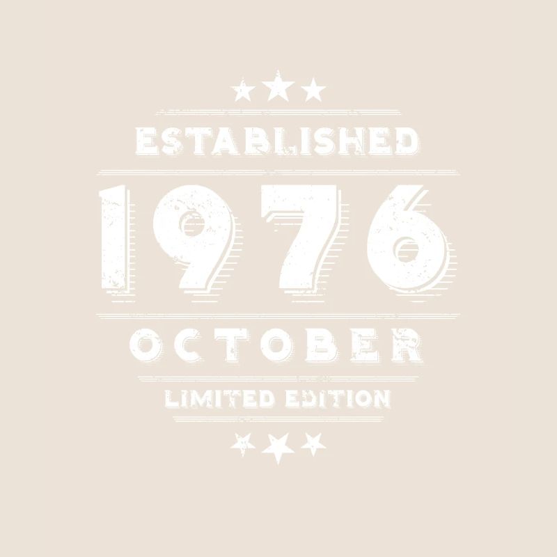 Birthday in October 1976 - October