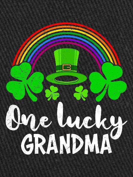 Une grand-mère chanceuse Saint-Patrick Oma