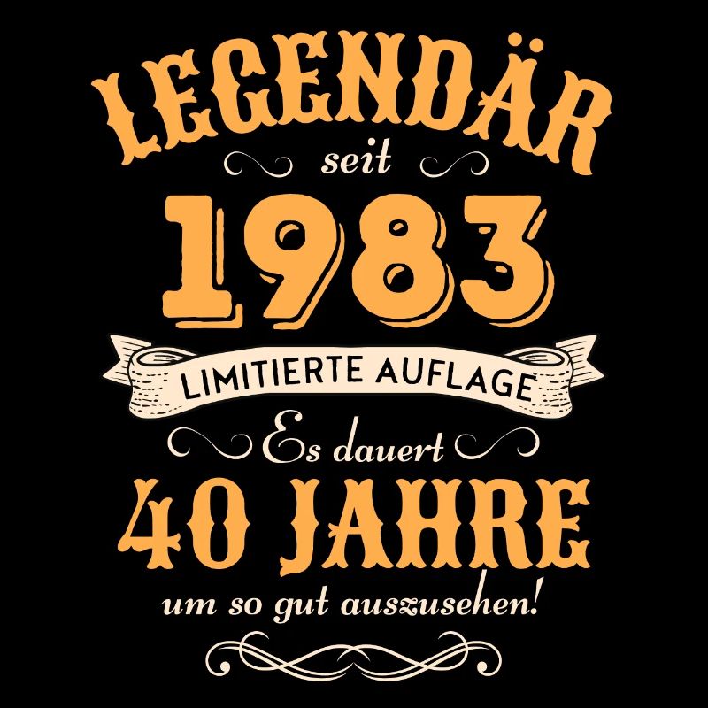 40. Geburtstag Vintage 1983
