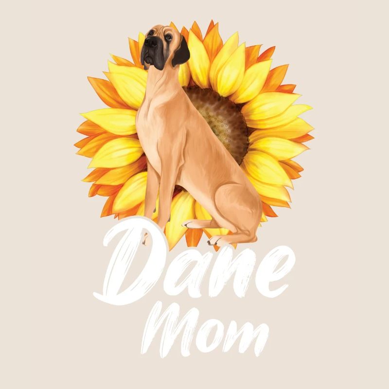 Great Dane Mom Sunflower Dane Lovers