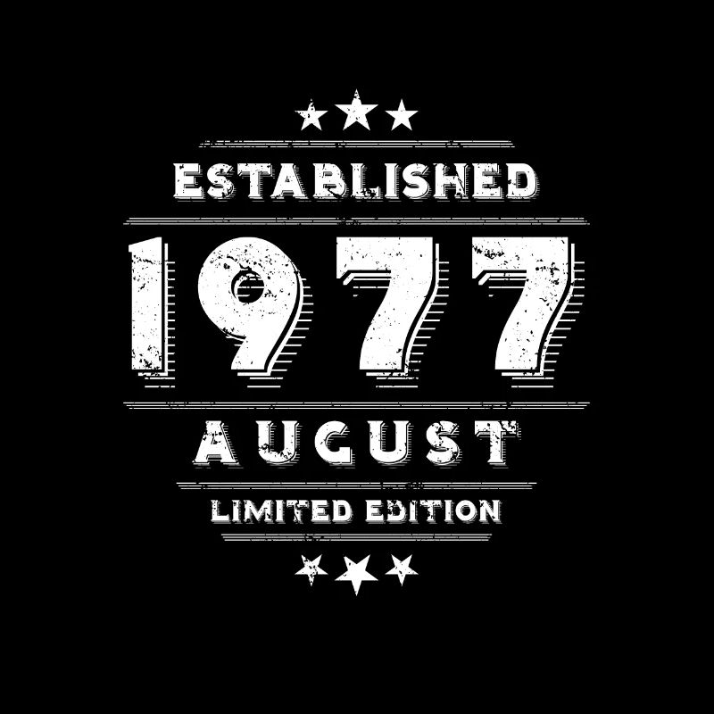Geburtstag im August 1977 - August