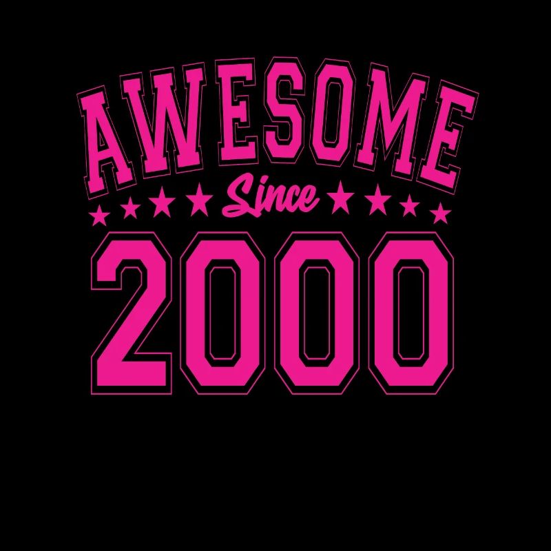 Awesome Since 2000 Geburtstag 2000 Vintage 2000